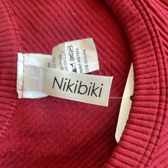NWT Nikibiki Chevron High neck Crop OS - Picture 5 of 7
